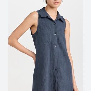 Z Supply Navy Sleeveless Mini Dress